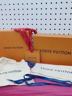 Louis Vuitton Lot Of 2 Boxes/Dustbags/Ribbon